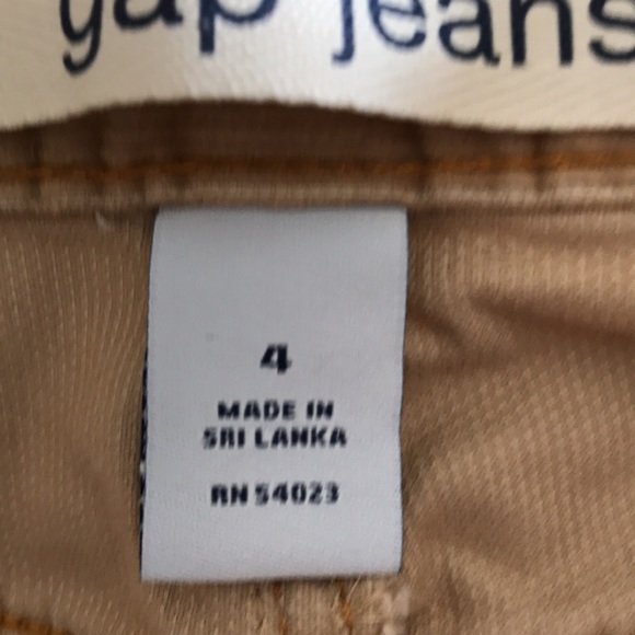 Women’s size 4 tan gap jeans corduroy skirt - Picture 3 of 8